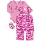 Carhartt CG9587 Infant Girls 3-piece Gift Set 6 Months