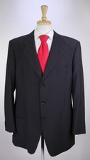 * ARMANI COLLEZIONI * Recent Dark Gray Herringbone 3-Btn Wool Luxury Suit 42R