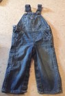 OSHKOSH Boys Blue-greenish Denim Overalls Size 18 Months
