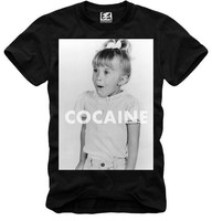 E1SYNDICATE T SHIRT COCAINE DOPE WEED PARIS LONDON BOY ELEVEN LAST KINGS BLACK