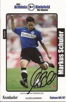 Markus Schuler. Arminia Bielefeld. 2006/07. Original signierte Autogrammkarte.