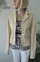 BARNETT & BARNETT beige Jacke mit Shirt * Blazer * Baumwolle & Stretch Gr. 38 M