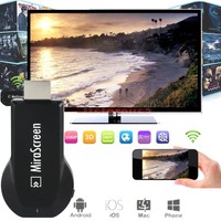 MiraScreen Miracast TV DLNA Airplay WiFi Display Receiver Dongle HDMI HDTV 1080P