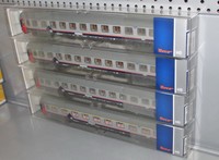 Roco H0 64683/64684/64685 _ 4x SNCB Memling Eurofima Schnellzug Personenwagen