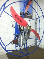 Komplet Gleitschirm Motor MS Parafly (SOLO wie Fresh Breeze) + Gurtzeug + Schirm