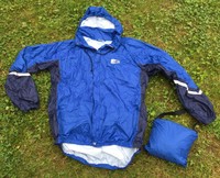 2 STÜCK TCM Fahrradjacke als Gürteltasche zu verpacken! Blau Gr. L & XL