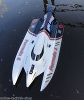 RC F1 Brushless Speedboot 60 km/h Flutkanal 2,4 GHZ 43 cm Powerboot Rennboot