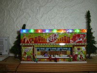 Kirmes Schausteller Bude Cola Stand Beleuchtet Lichteffekte HO