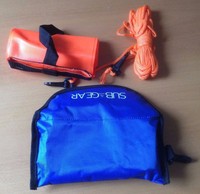 SUBGEAR Markierungsboje/Dekoboje, fürs Tauchen, mit Tasche, ca. 130 cm, orange