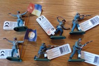 Britains Südstaatler zu Fuß, neu, ACW, Confederate soldiers, 17828, Civil War 