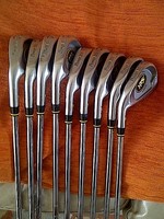 LEFTY POWER BILT TPS IRONS 3 TO SW REGULAR STEEL  SHAFTS