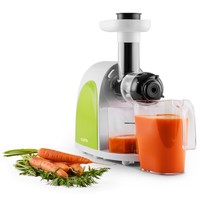 EDELSTAHL JUICER SAFTPRESSE ENTSAFTER ELEKTRISCH OBSTPRESSE SLOWJUICER GRÜN-WEIß