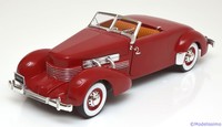 1:18 Ertl/Auto World Cord 812 Convertible Road & Track 1937 red