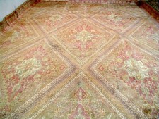 20X13 1920's A True Museum Piece Hand Knotted Antique Wool Kashkooli Persian Rug
