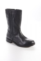 Marc Stiefel schwarz Damen Gr. DE 39 High Boots Leder Schaftstiefel Jackboots