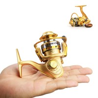 Klein Mini Angelrolle Stationärrolle AngelRollen 13 Kugellager 5.5:1 Übersetzung