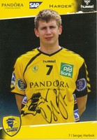Sergej Harbok   Rhein-Neckar-Löwen Handball Karte signiert - 264535