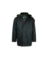 HERREN COUNTRY KLASSISCHE BAUMWOLLE GEPOLSTERT WACHS JACKE MANTEL RIDING