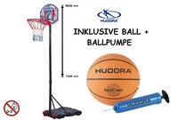 Hudora Basketballständer / Basketballkorb ALL STARS inkl. Basketball + Pumpe