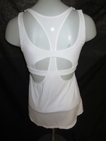 Lulu Lemon Fitnesstop Sport Top weiß Gr.M Neuwertig