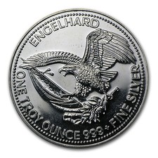1984 1 oz Engelhard Prospector Silver Round - Eagle