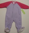Infant Baby Girl Pink Purple Sleeper by Curity Sizes 12 Months, 18 Months, 2T