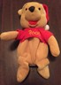 Boys & Girls Disney Christmas Winnie The Pooh Mini Bean Bag 8" 