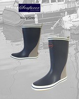 Seafarer Grau Gummistiefel - Bootfahren Segeln Gummistiefel Outdoorstiefel