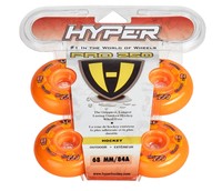 Hyper Outdoor- Rollen für Inlineskates Pro 250 Orange 72500, 84A -68 72 76 80 mm