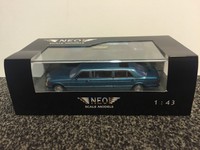 Mercedes-Benz MB W126 Strech Limousine 1990 Metallic Blue 1:43 Neo