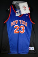 Limited Signed COA NWT Marcus Camby Knicks Gr XL 48 NBA Trikot Basketball Jersey