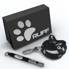 Ruff Dog Whistle To Stop Barking & Train Dogs Safely & Quickly