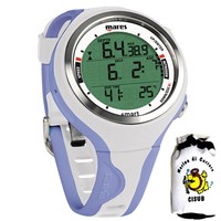 MARES SMART   DIVE COMPUTER  lilla + bag DE