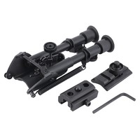6 inch Tactical Adjustable Foldable Spring Eject Return Bipod For Hunting VR