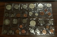 lot of 4 South Africa Mint Sets 1969 1970 1974 1976 pvc