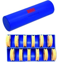 ZEBCO Vorfachbox rund 12 Neopren Vorfachaufwickler