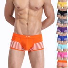 Sexy Men’s Stripe Underwear Boxer Briefs Trunks Shorts Underpants Lingerie 