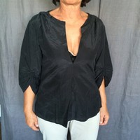 schwarze Bluse von Schumacher