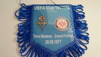 Wimpel Pennant Fanion SLIEMA Wanderers - EINTRACHT UEFA cup 1977
