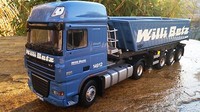 Tekno  DAF XF 105 SSC mit eck. Hinterkipper  "Willi Betz"  1:50