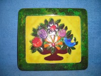 Dose 70er Jahre aus Kunststoff und Metall