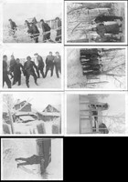 7 x Fotos Leben deutsche Soldaten in Pleskau Ostfront Russland