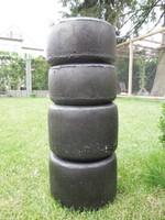 Reifen Kart Vega grün kompletter Satz Slicks