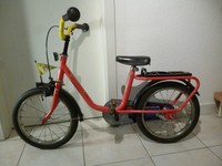  Puky Rot/Gelb 16 Zoll Kinderfahrad.