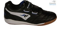 KANGAROOS Schuhe Turnschuhe Schwarz non marking sole Klettverschluss Turnhalle 