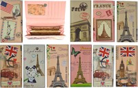 Damen Portemonnaie Geldbörse Damenbörse Börse Geldbeutel Mädchen PU Leder Neu 