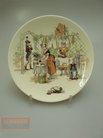 SAARGEMÜND METIER WANDTELLER 1900 BÜGELTELLER ASSIETTE REPASSAGE SARREGUEMINES 