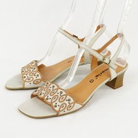 Tamaris Antishokk Damen Echtleder Sandalen Riemen Sandaletten Gr. 40 NEU !