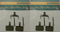 2 Paar SHIMANO Disc Bremsbelag Bremsbeläge B01S Deore BR-M 445 446 486 525 OEM