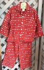 BABY GAP Red POLKADOT CLASSIC PAJAMAS 2pc PJS Set Toddler Girl 2XL 2